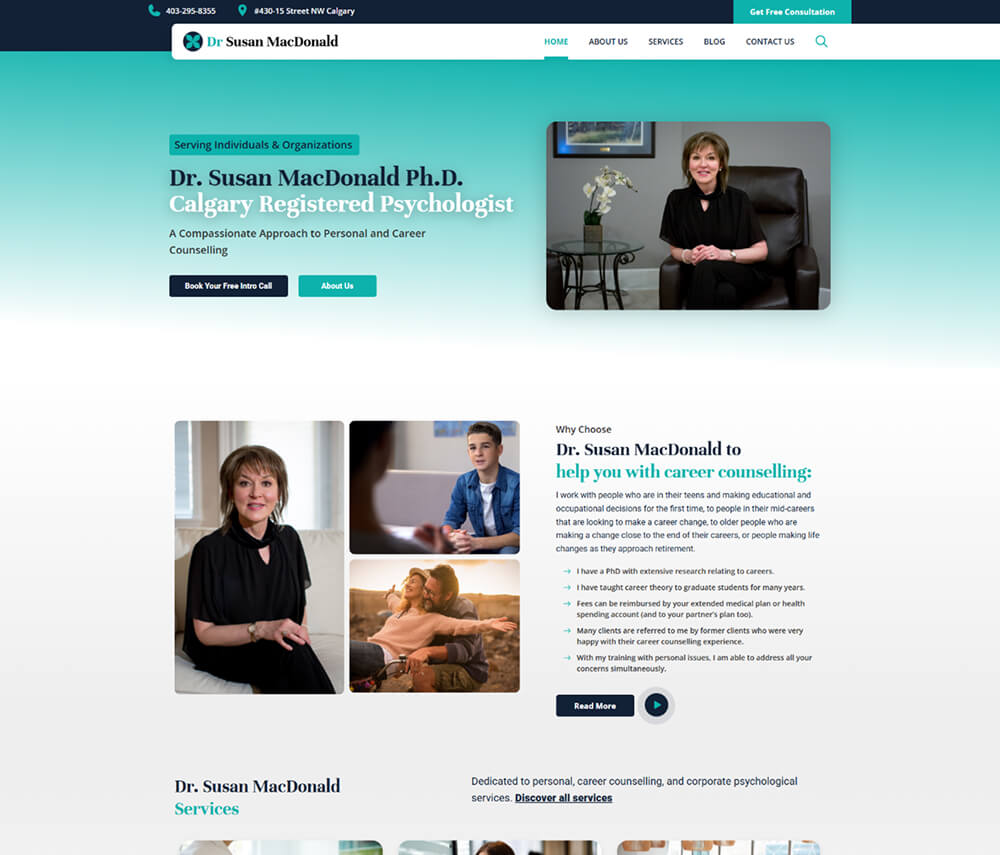 Dr. Susan MacDonald Website