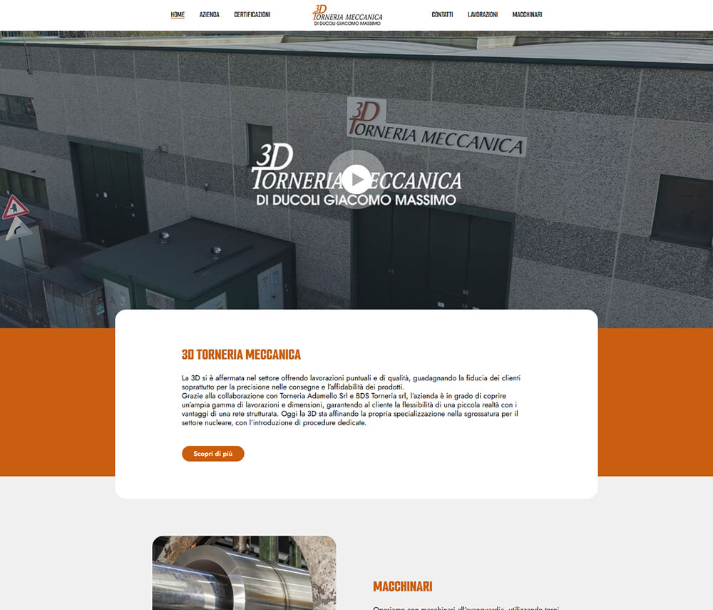 3D Torneria Website