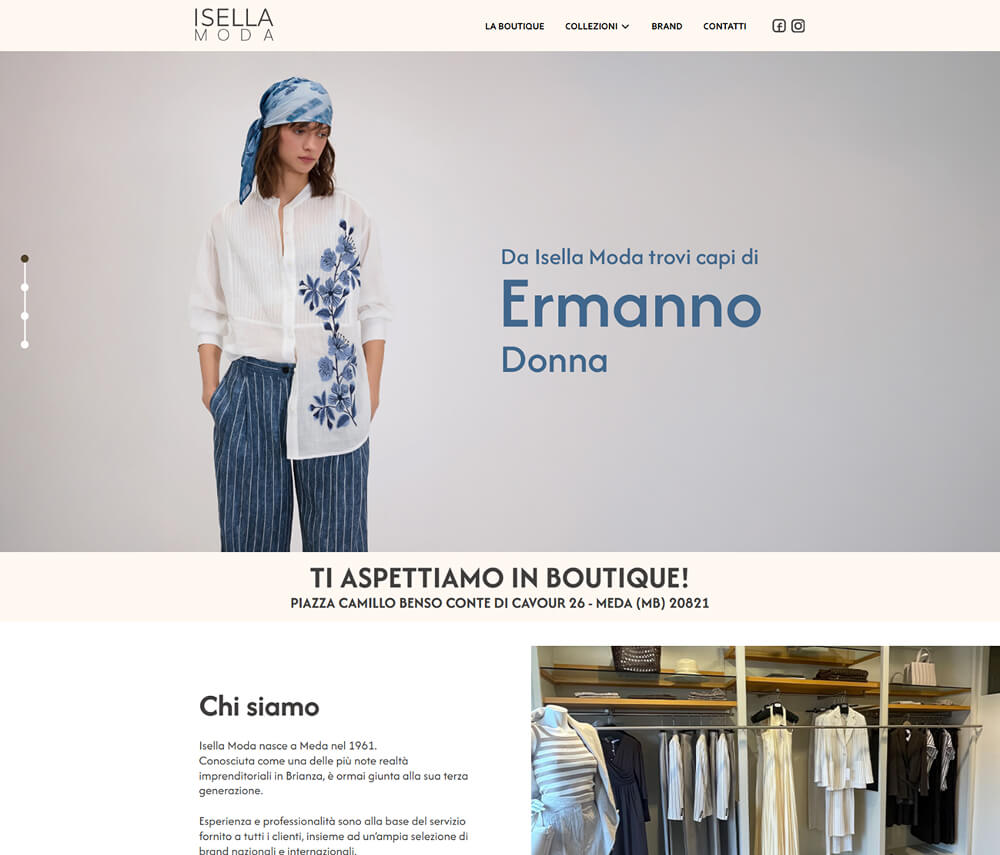 Isella Moda Website